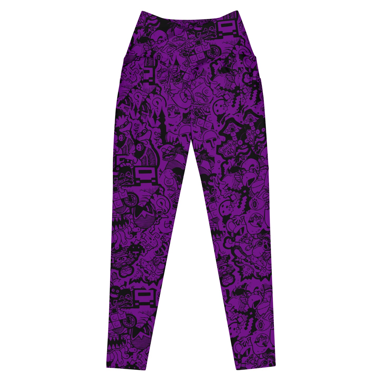 MONSTER SMAAAASH!! LEGGINGS w/ POCKETS