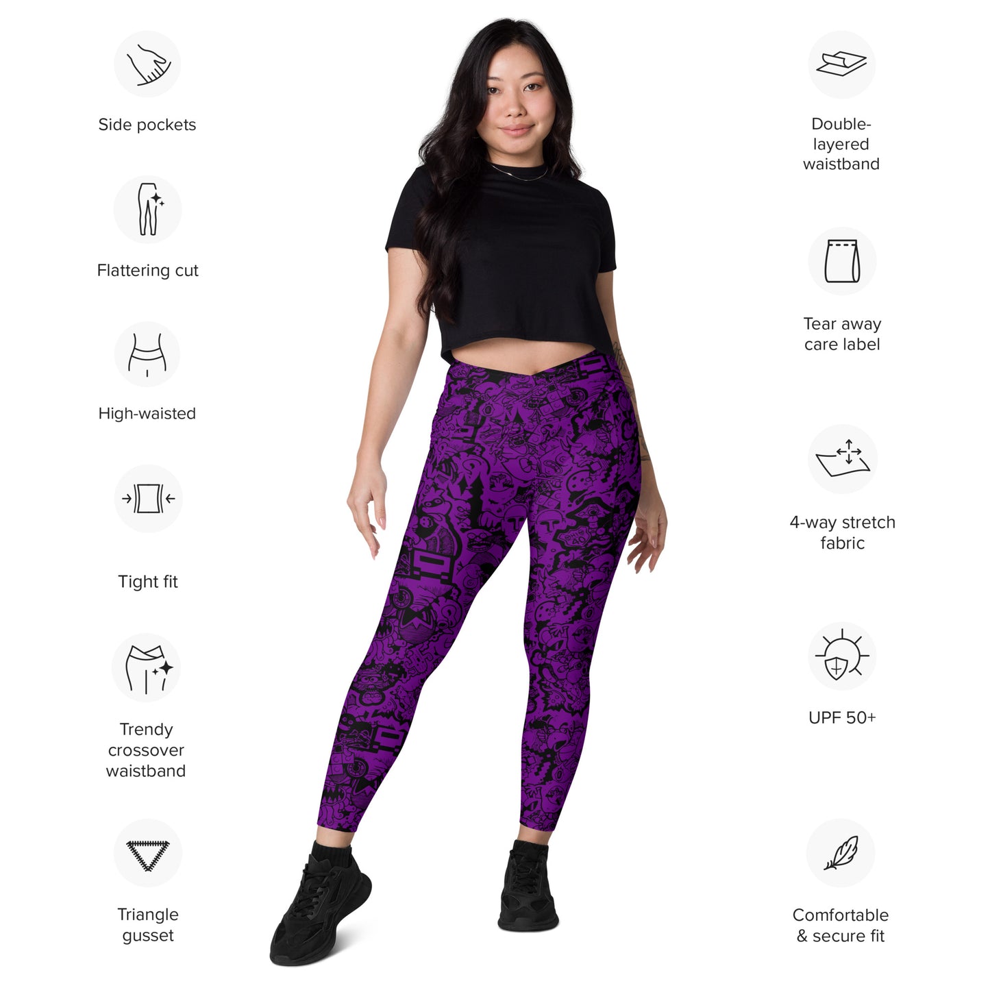MONSTER SMAAAASH!! LEGGINGS w/ POCKETS