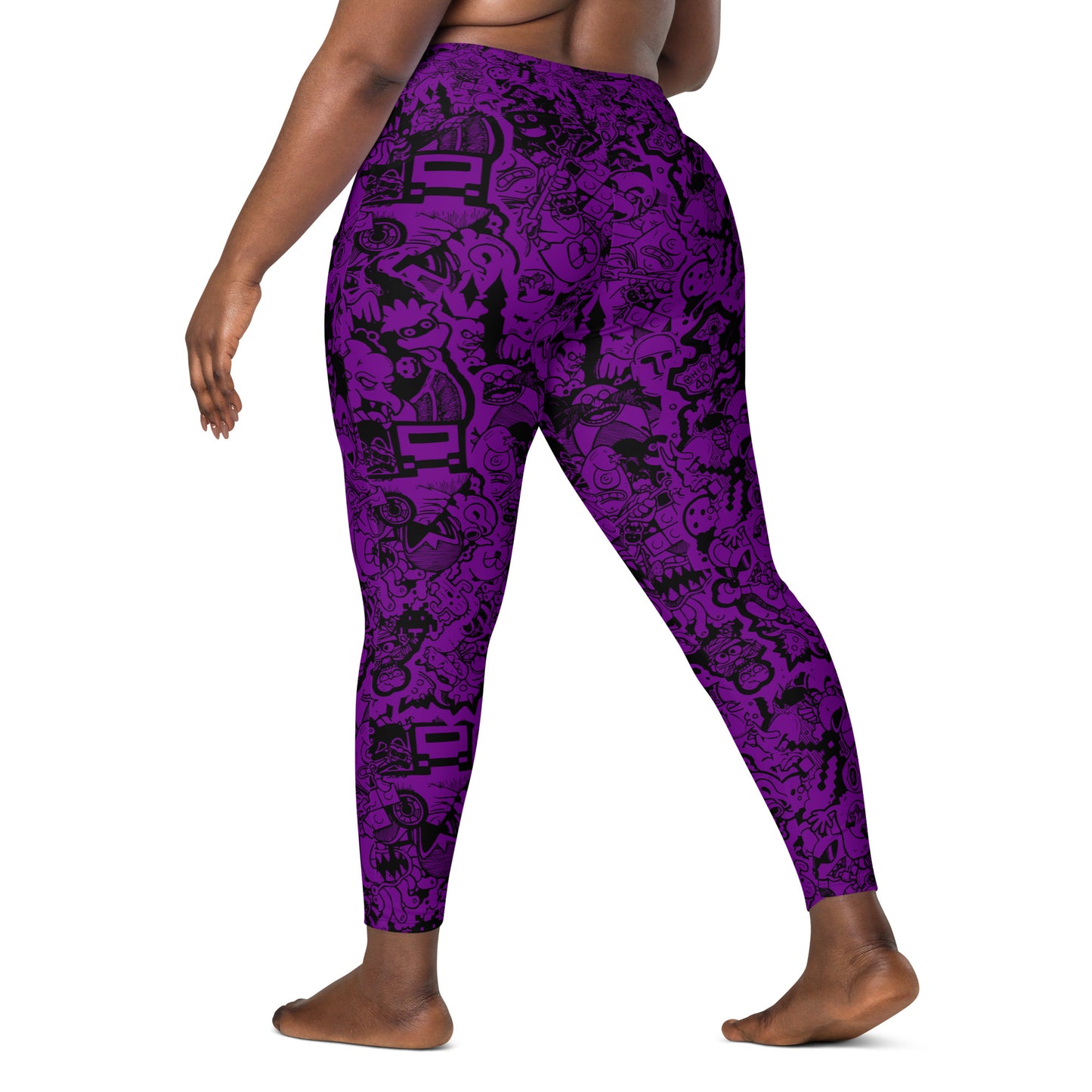 MONSTER SMAAAASH!! LEGGINGS w/ POCKETS