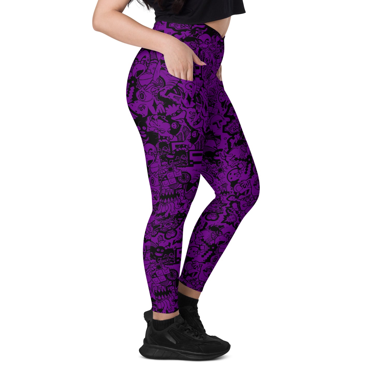 MONSTER SMAAAASH!! LEGGINGS w/ POCKETS