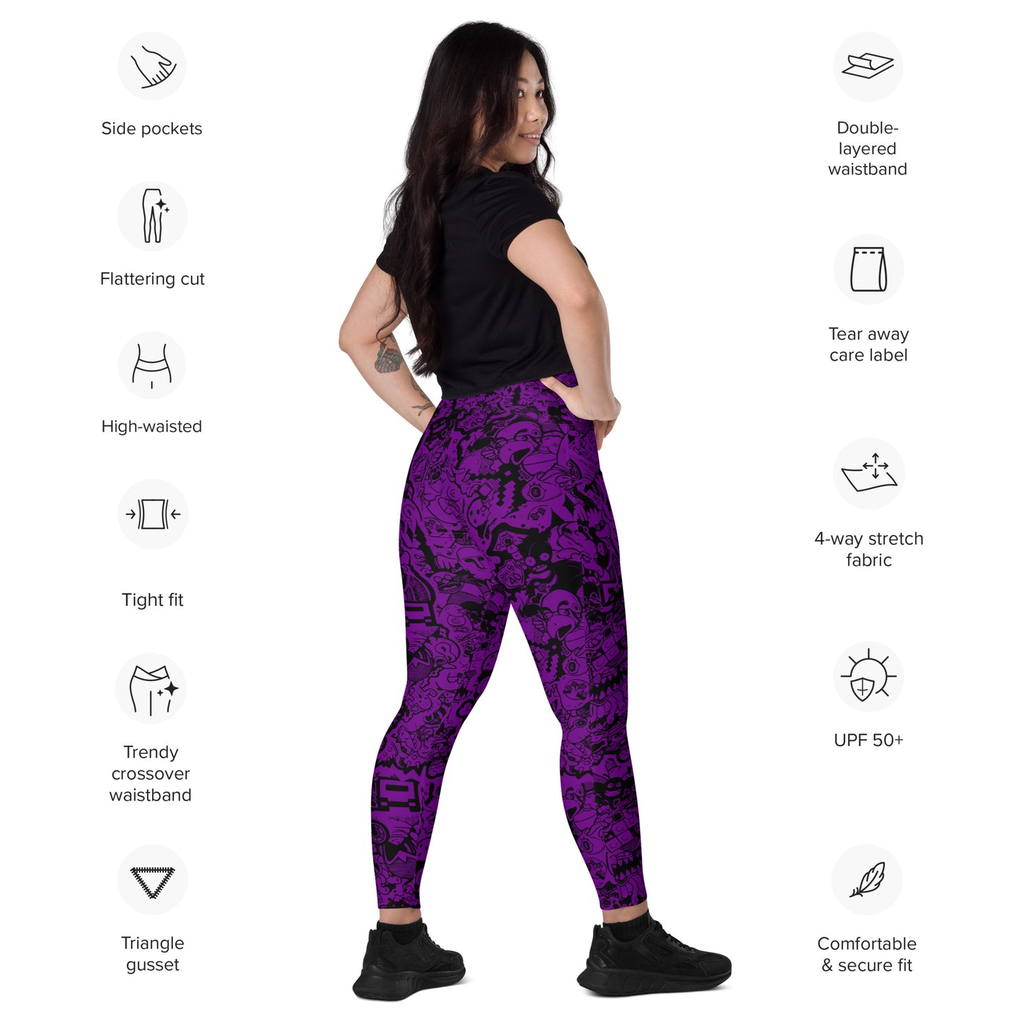 MONSTER SMAAAASH!! LEGGINGS w/ POCKETS