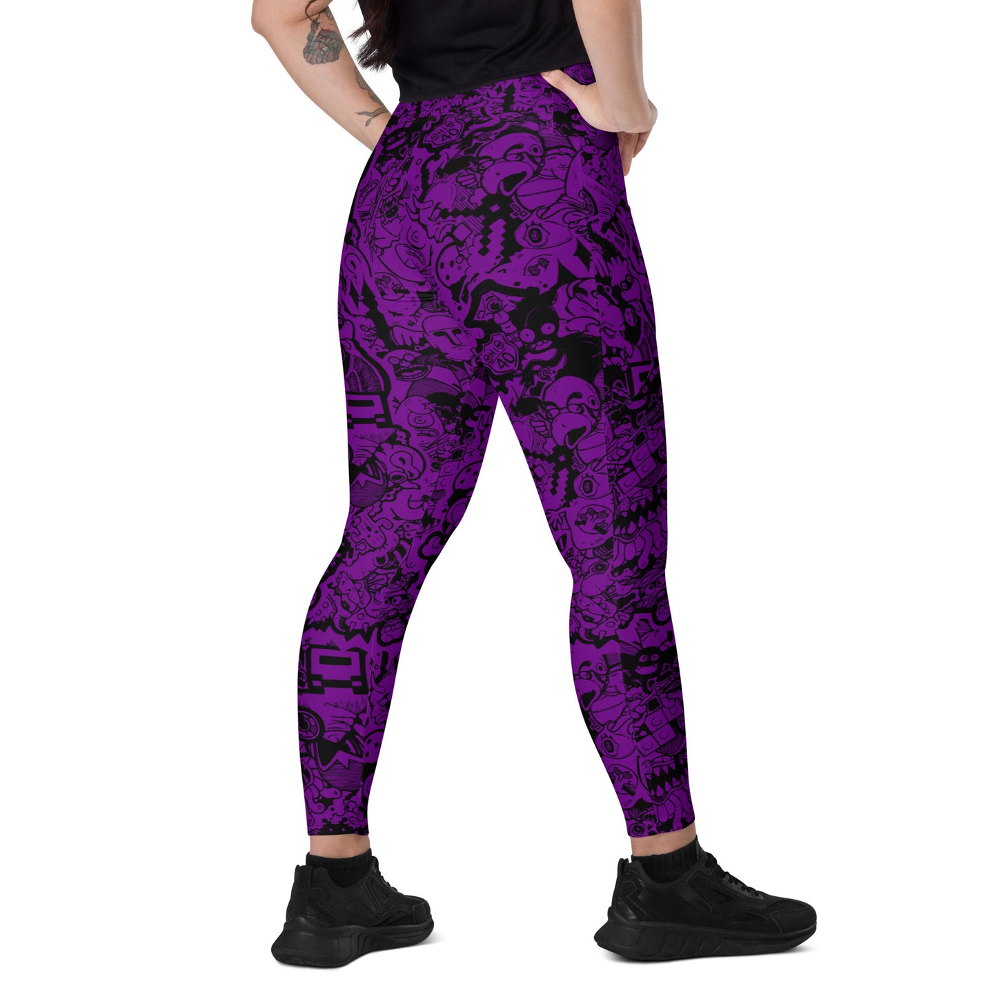 MONSTER SMAAAASH!! LEGGINGS w/ POCKETS