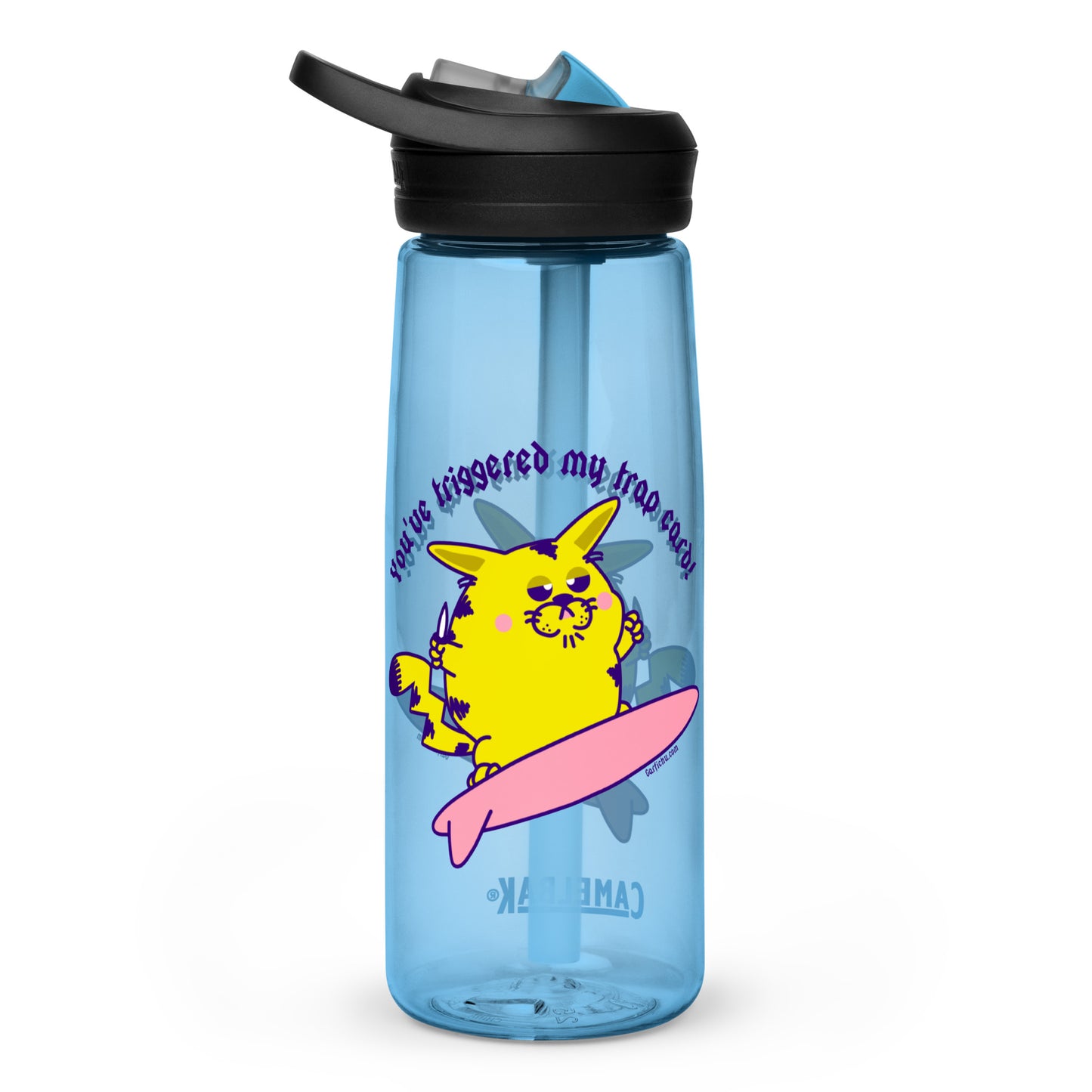 SURFIN' GARFICHU SPORTS WATER BOTTLE
