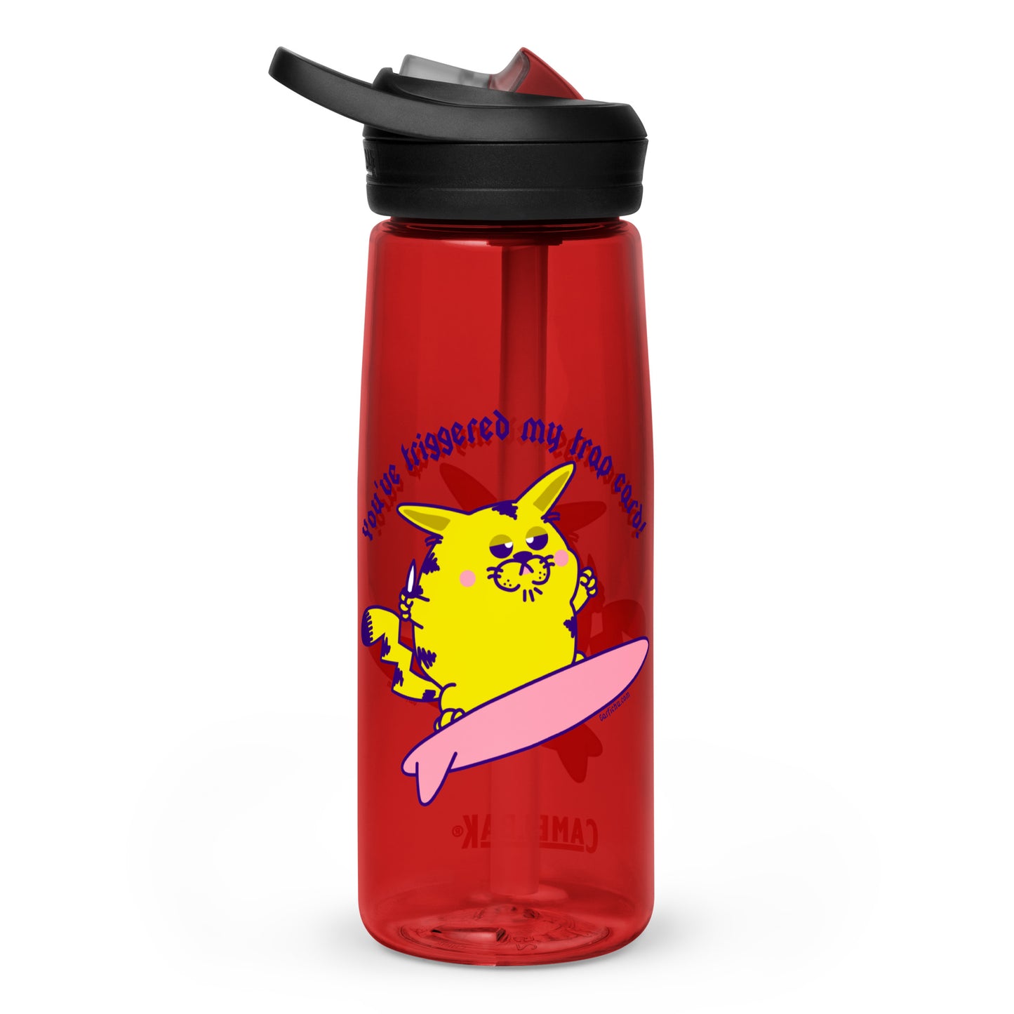 SURFIN' GARFICHU SPORTS WATER BOTTLE