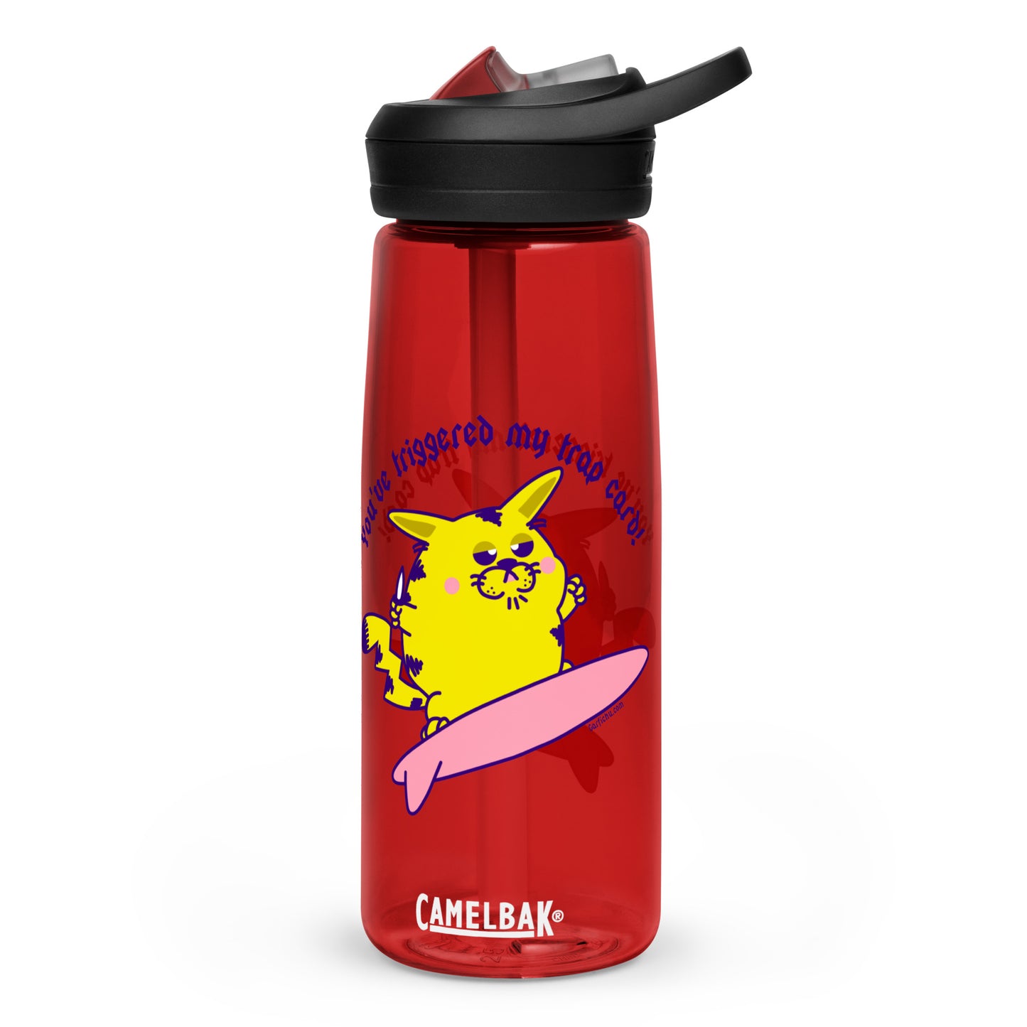 SURFIN' GARFICHU SPORTS WATER BOTTLE