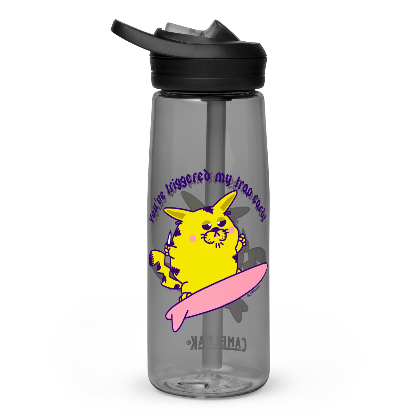 SURFIN' GARFICHU SPORTS WATER BOTTLE