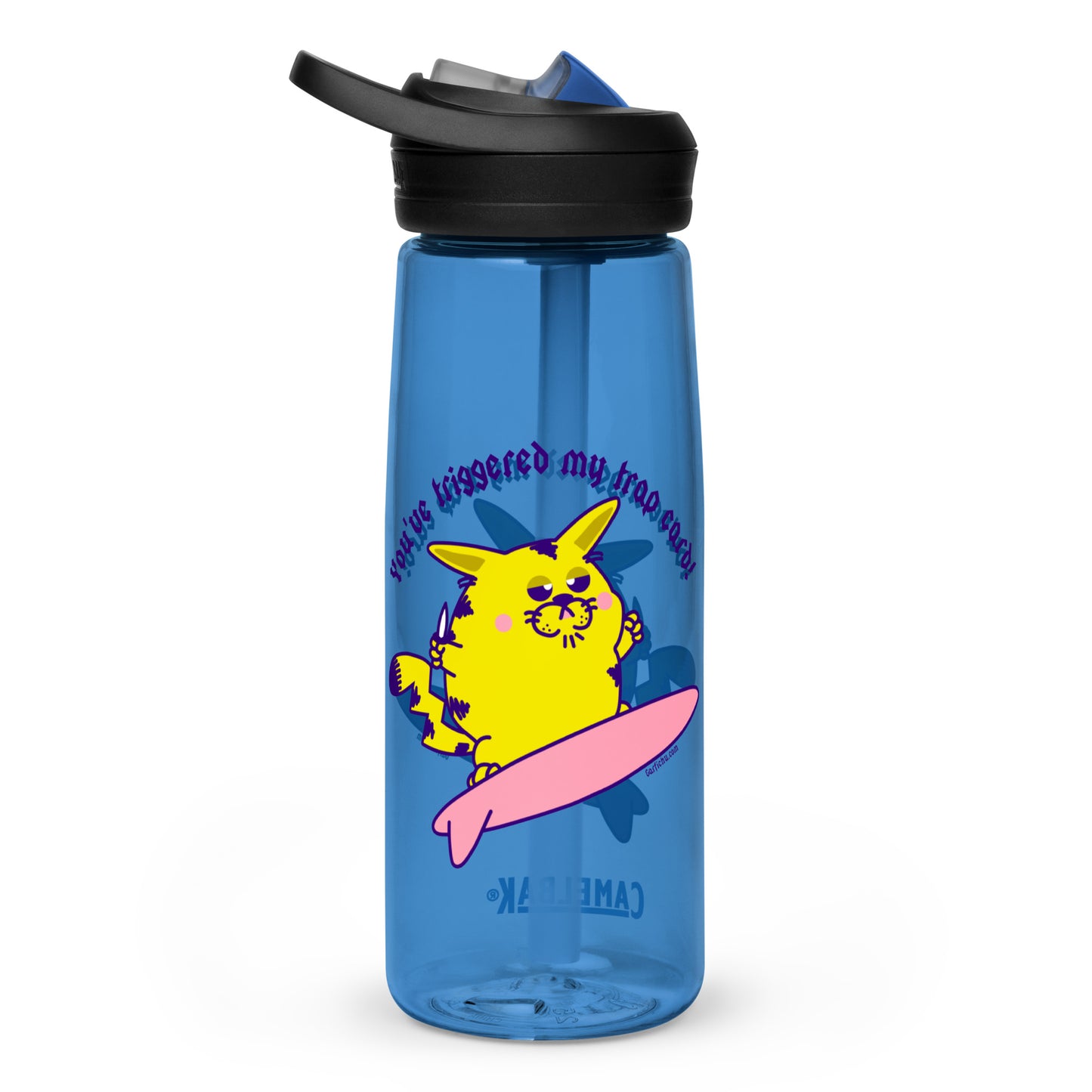 SURFIN' GARFICHU SPORTS WATER BOTTLE