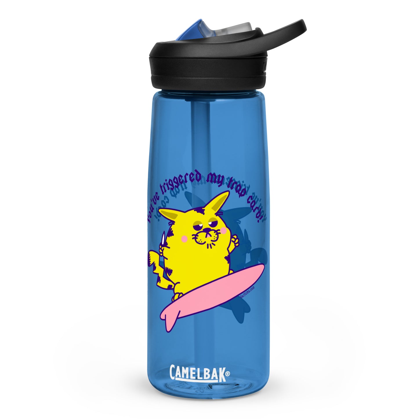 SURFIN' GARFICHU SPORTS WATER BOTTLE