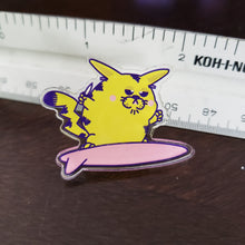 Load image into Gallery viewer, SURFIN&#39; GARFICHU ACRYLIC PIN
