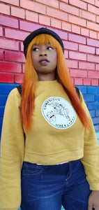 MS. MUSTARD CROP SWEATER [LADIES]